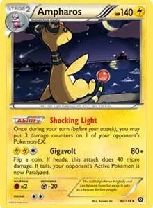 Ampharos | 40/114 (XY Steam Siege) | 040/114 | Normal | Deck Exclusives
