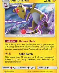 Ampharos 78/214 (SM Lost Thunder) 078/214 Normal Deck Exclusives