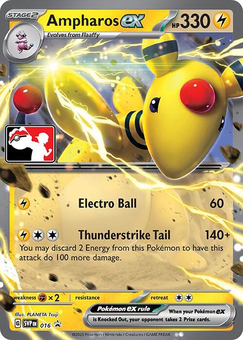 Ampharos ex 016 Normal Prize Pack Series Cards