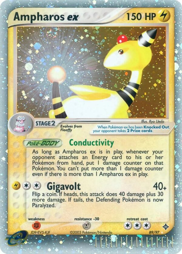 Ampharos ex 89/97 Holofoil Dragon
