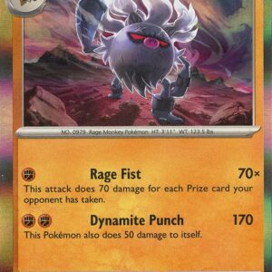 Annihilape 109/198 Reverse Holofoil SV01: Scarlet & Violet Base Set