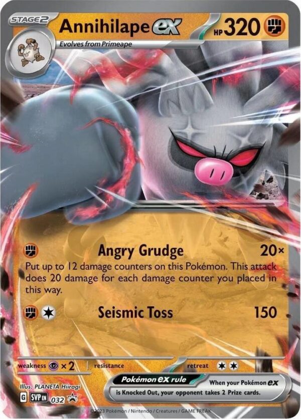 Annihilape ex 032 Holofoil SV: Scarlet & Violet Promo Cards