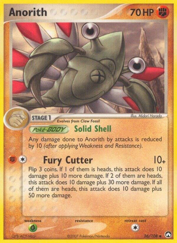 Anorith 26/108 Reverse Holofoil Power Keepers Anorith 26/108 Reverse Holofoil Power Keepers