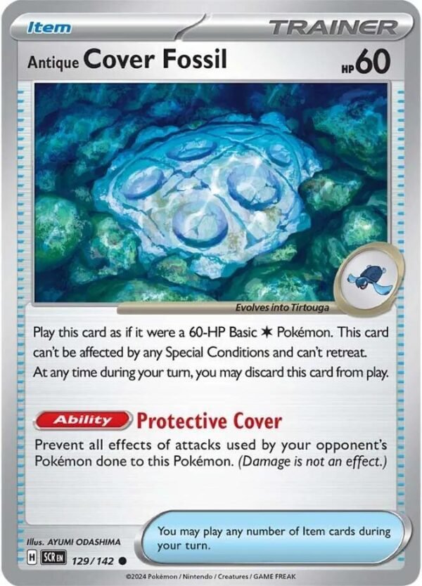 Antique Cover Fossil 129/142 Normal SV07: Stellar Crown