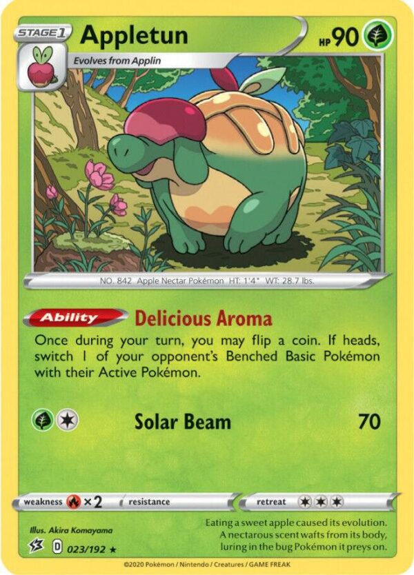 Appletun 023/192 Reverse Holofoil SWSH02: Rebel Clash Appletun 023/192 Reverse Holofoil SWSH02: Rebel Clash