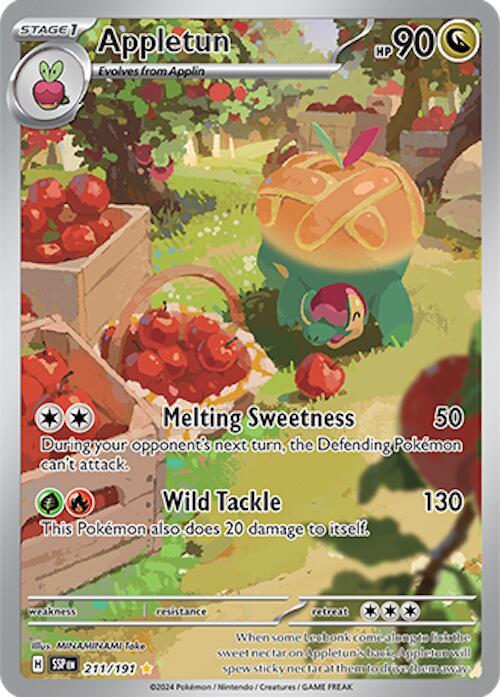 Appletun 211/191 Holofoil SV08: Surging Sparks
