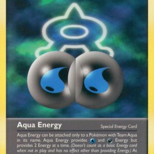 Aqua Energy 86/95 Reverse Holofoil Team Magma vs Team Aqua