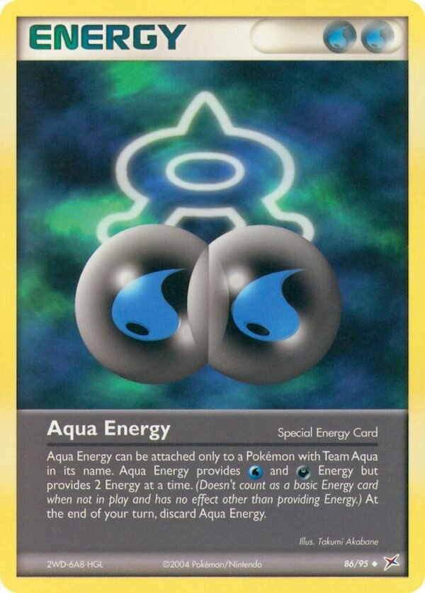 Aqua Energy 86/95 Reverse Holofoil Team Magma vs Team Aqua Aqua Energy 86/95 Reverse Holofoil Team Magma vs Team Aqua