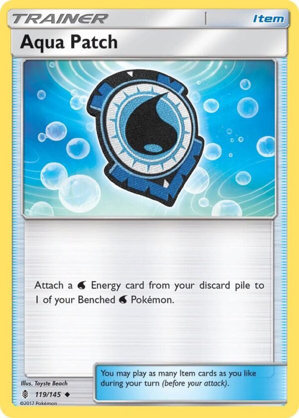 Aqua Patch 119/145 Normal SM – Guardians Rising