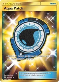 Aqua Patch (Secret) | 161/145 | Holofoil | SM - Guardians Rising