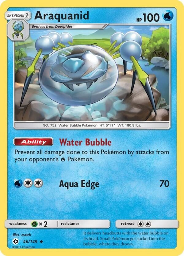 Araquanid 46/149 Normal SM Base Set Araquanid 46/149 Normal SM Base Set