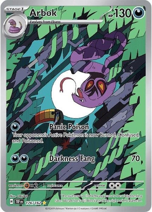 Arbok 176/162 Holofoil SV05: Temporal Forces