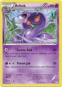 Arbok | 3/30 | Normal | XY Trainer Kit: Sylveon & Noivern