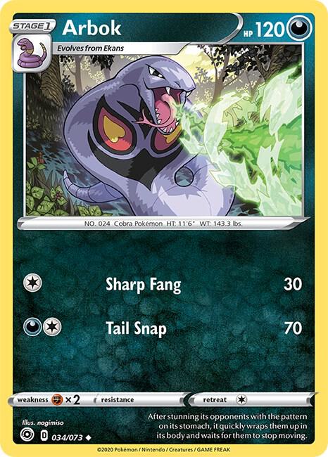 Arbok 34/73 Normal Champion’s Path