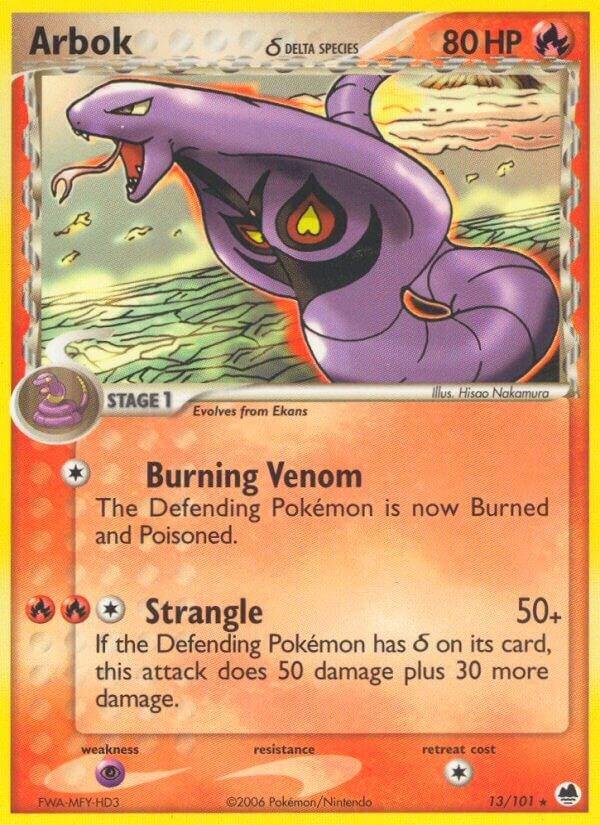 Arbok (Delta Species) 13/101 Normal Dragon Frontiers