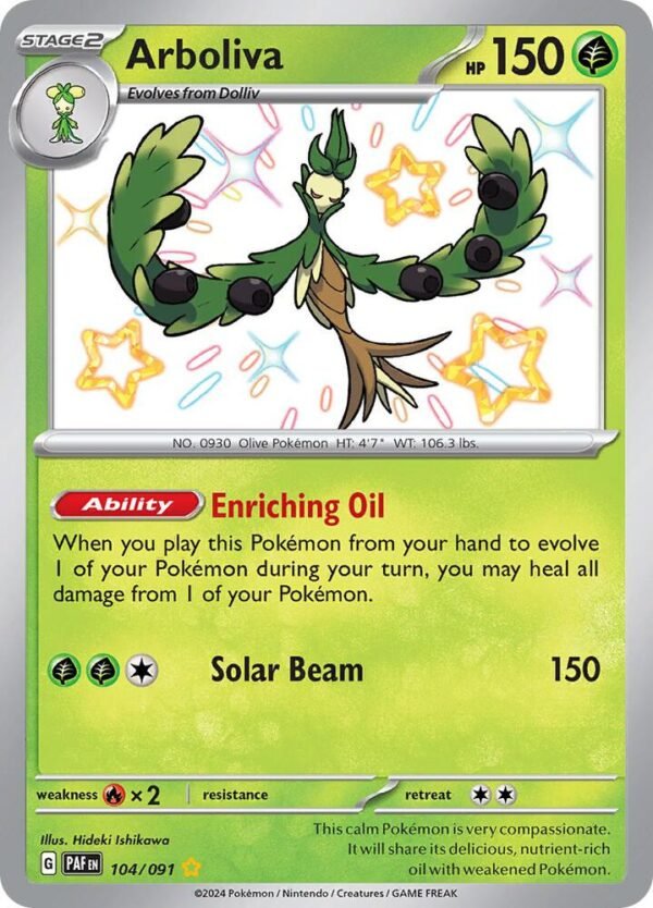 Arboliva 104/091 Holofoil SV: Paldean Fates
