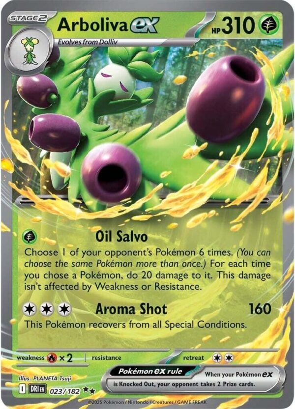 Arboliva ex 023/182 Holofoil SV10: Destined Rivals