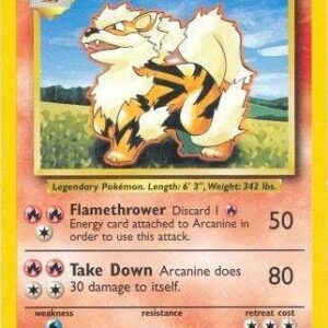 Arcanine 023/102 Normal Base Set
