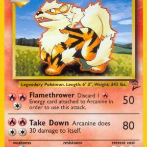 Arcanine 033/130 Normal Base Set 2