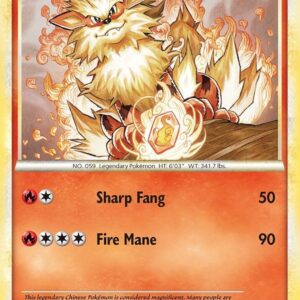 Arcanine 1/123 Holofoil HeartGold SoulSilver