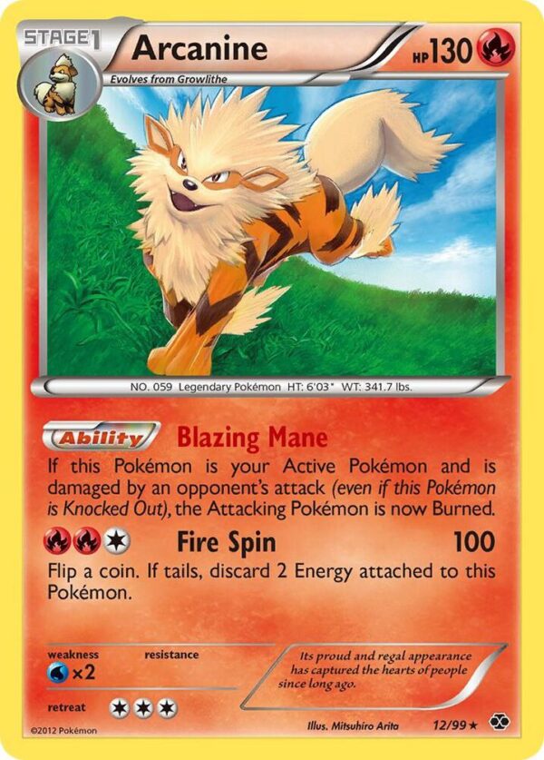 Arcanine (12) 12/99 Normal Next Destinies Arcanine (12) 12/99 Normal Next Destinies