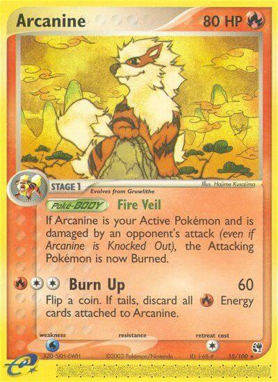 Arcanine 15/100 Normal Sandstorm Arcanine 15/100 Normal Sandstorm