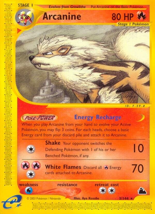 Arcanine (3) 003/144 Normal Skyridge