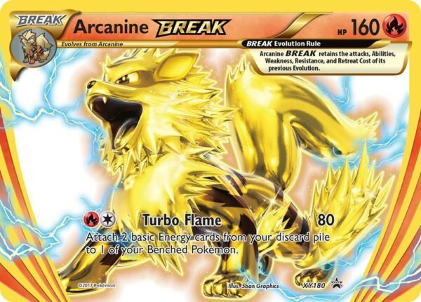 Arcanine BREAK XY180 Holofoil XY Promos Arcanine BREAK XY180 Holofoil XY Promos