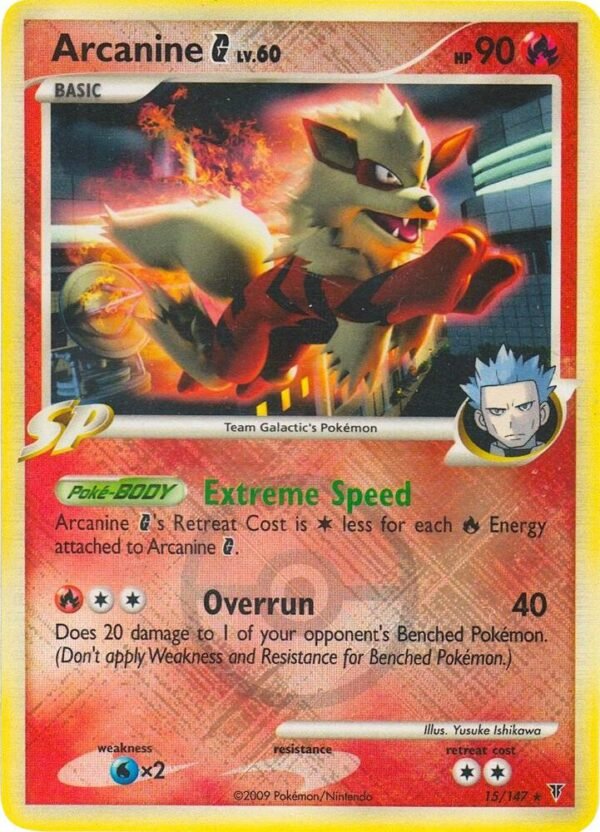 Arcanine G 15/147 (League Promo) 015/147 Reverse Holofoil League & Championship Cards Arcanine G 15/147 (League Promo) 015/147 Reverse Holofoil League & Championship Cards