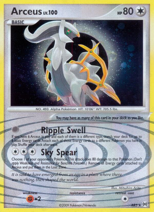 Arceus (AR5) Holofoil Arceus