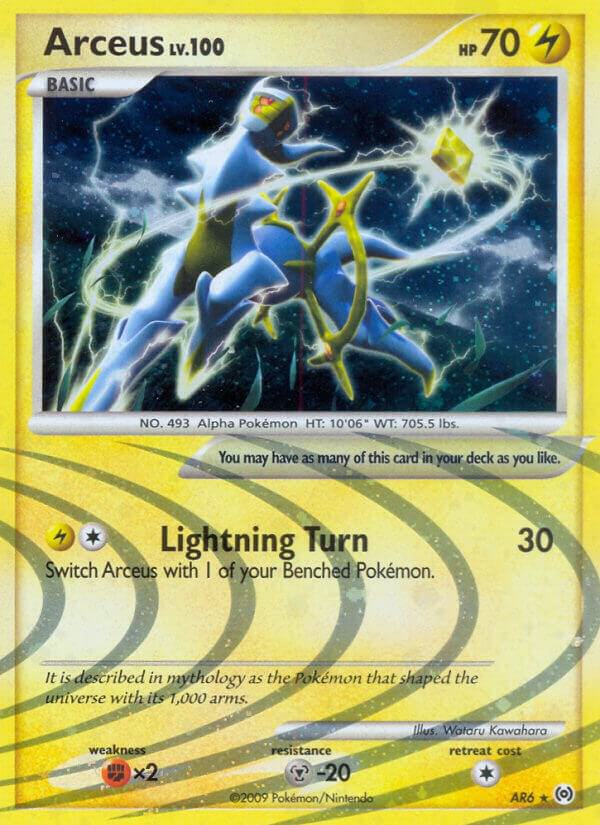 Arceus (AR6) Holofoil Arceus Arceus (AR6) Holofoil Arceus