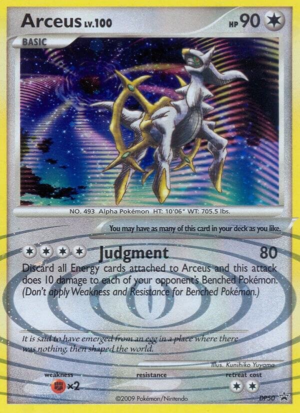 Arceus DP50 Holofoil Diamond and Pearl Promos
