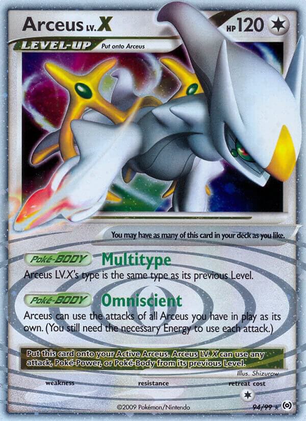 Arceus Lv.X (94) 94/99 Holofoil Arceus