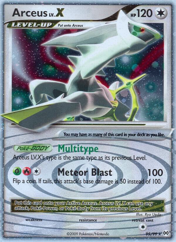 Arceus Lv.X (95) 95/99 Holofoil Arceus