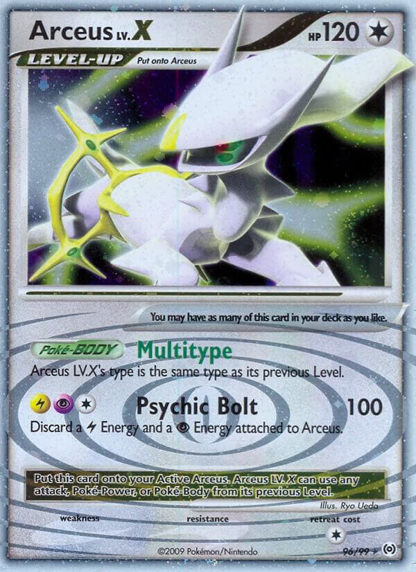 Arceus Lv.X (96) 96/99 Holofoil Arceus
