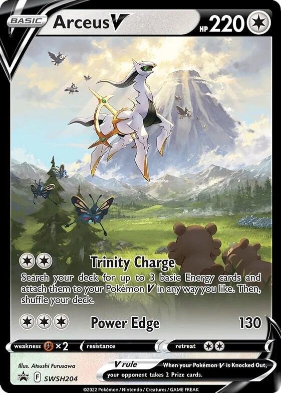 Arceus V SWSH204 Holofoil SWSH: Sword & Shield Promo Cards Arceus V SWSH204 Holofoil SWSH: Sword & Shield Promo Cards