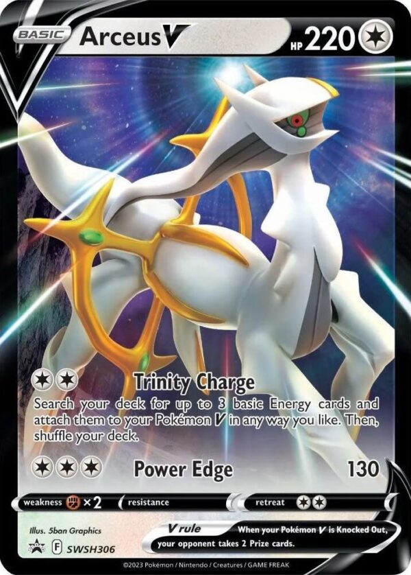 Arceus V SWSH306 Holofoil SWSH: Sword & Shield Promo Cards