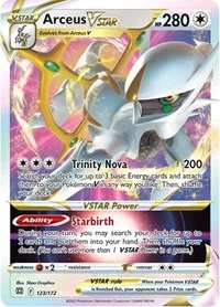 Arceus VSTAR | 123/172 | Holofoil | SWSH09: Brilliant Stars