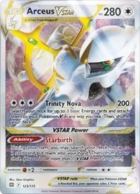 Arceus VSTAR | 123/172 (Metal Card) | Holofoil | Miscellaneous Cards & Products Arceus VSTAR | 123/172 (Metal Card) | Holofoil | Miscellaneous Cards & Products