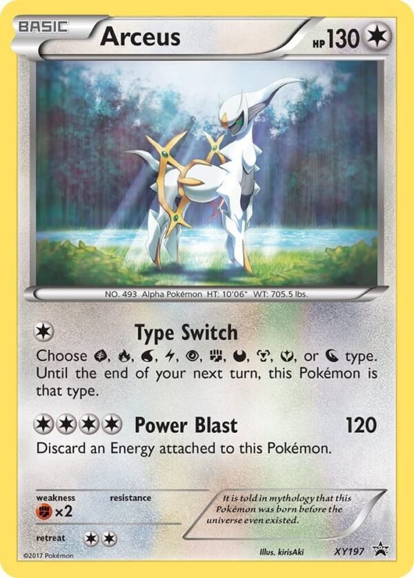 Arceus XY197 Holofoil XY Promos Arceus XY197 Holofoil XY Promos
