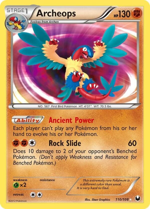 Archeops 110/108 Holofoil Dark Explorers