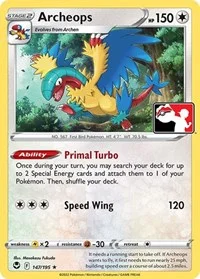 Archeops | 147/195 | Normal | Prize Pack Series Cards