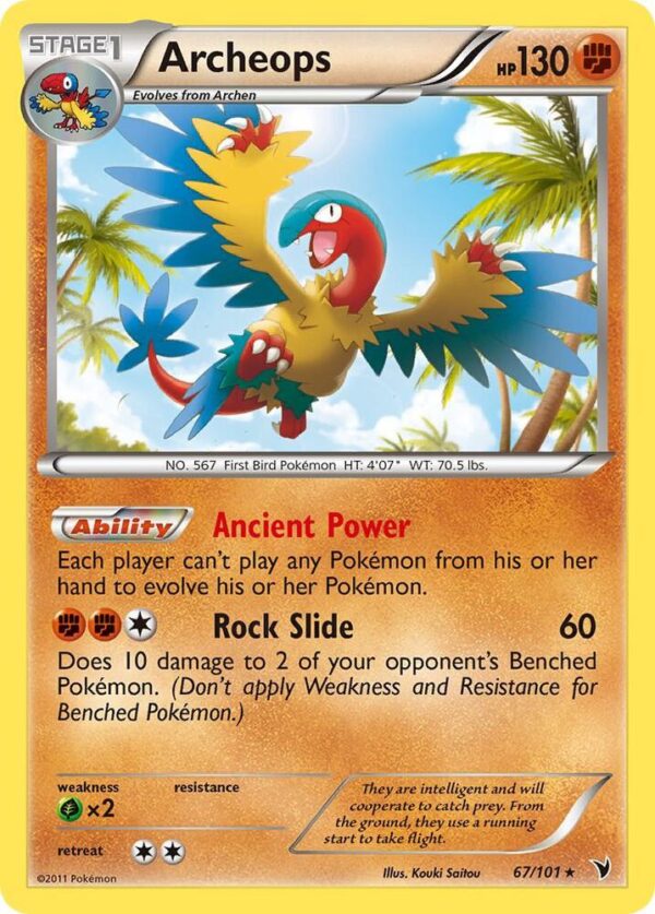 Archeops 67/101 Reverse Holofoil Noble Victories