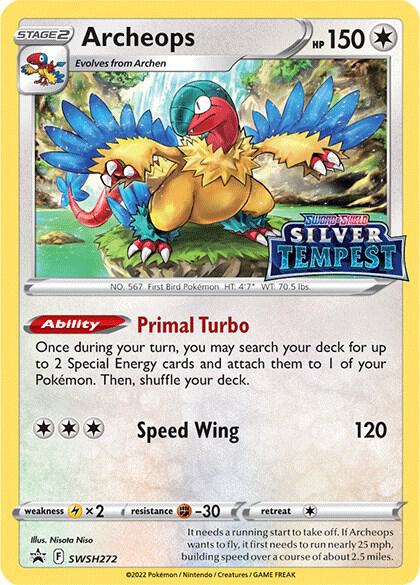 Archeops SWSH272 (Prerelease) Holofoil SWSH: Sword & Shield Promo Cards
