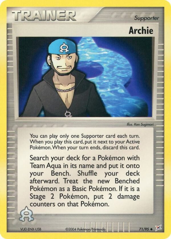 Archie 71/95 Normal Team Magma vs Team Aqua Archie 71/95 Normal Team Magma vs Team Aqua