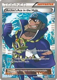 Archie's Ace in the Hole (157 Full Art) | 157/160 | Holofoil | XY - Primal Clash