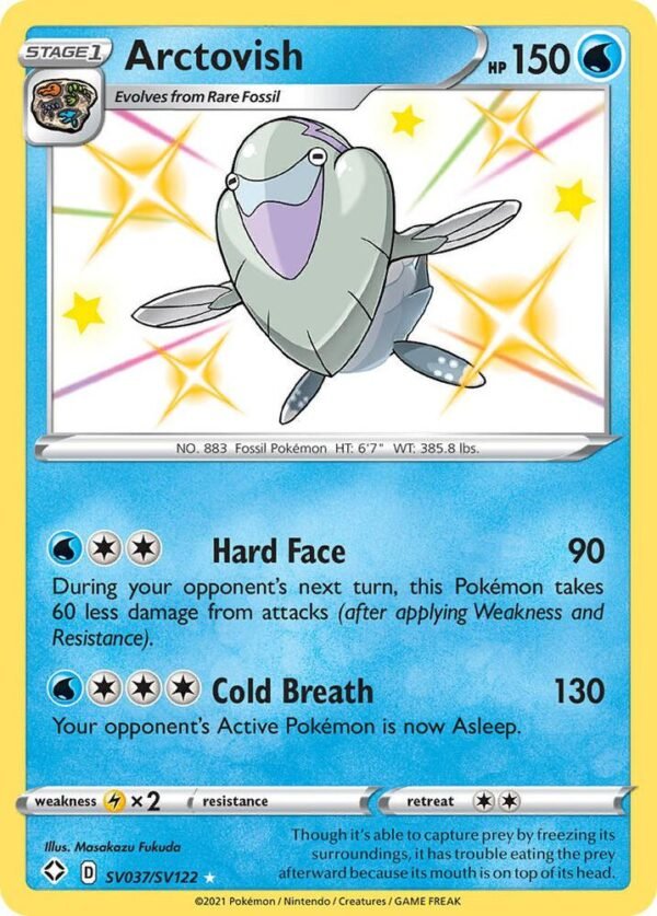 Arctovish SV037/SV122 Holofoil Shining Fates: Shiny Vault Arctovish SV037/SV122 Holofoil Shining Fates: Shiny Vault