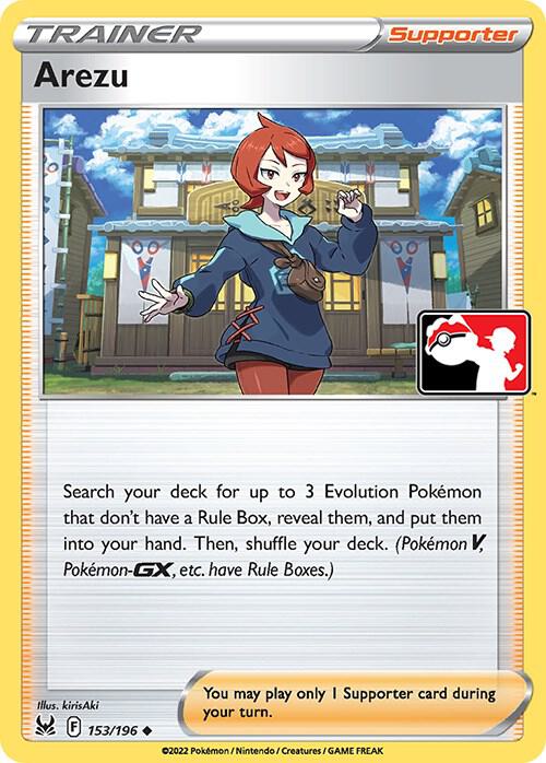 Arezu 153/196 Normal Prize Pack Series Cards
