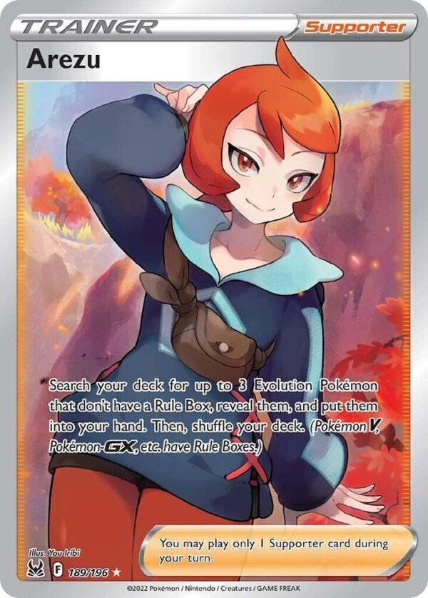 Arezu (Full Art) 189/196 Holofoil SWSH11: Lost Origin Arezu (Full Art) 189/196 Holofoil SWSH11: Lost Origin