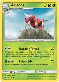 Ariados | 10/214 | Reverse Holofoil | SM - Lost Thunder